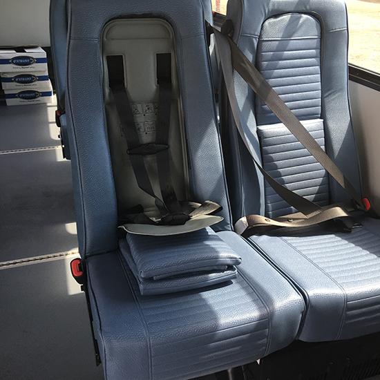 Caregiver Seat - Passenger Bus Seating - Freedman Seating Company