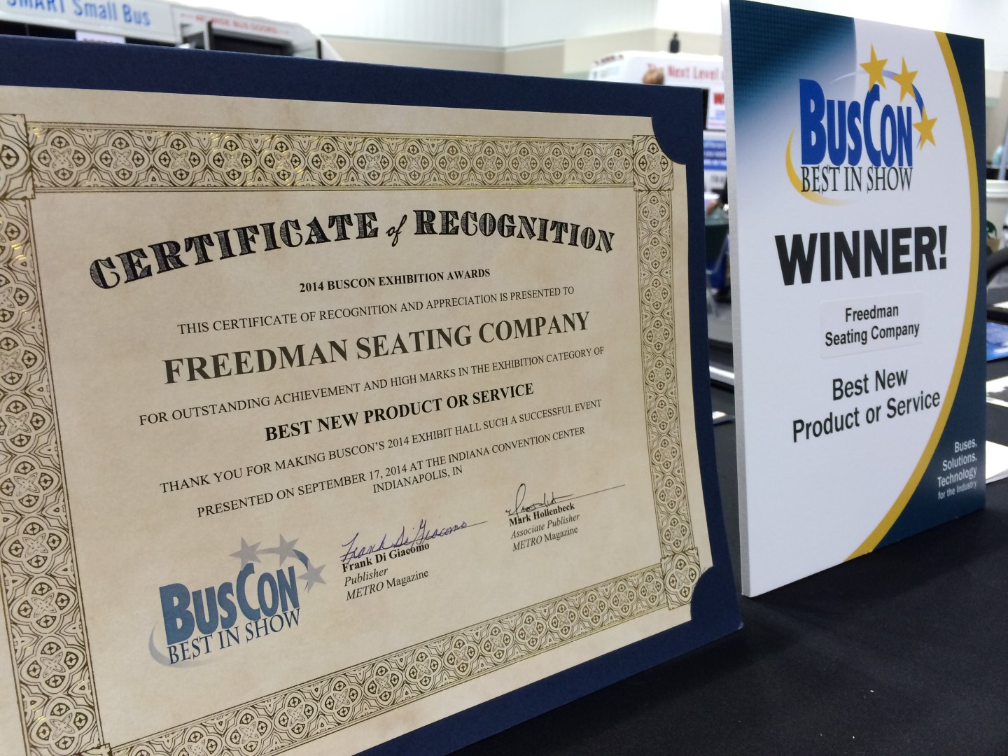 Best In Show at BusCon Expo